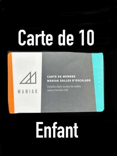 Carte de 10 enfants